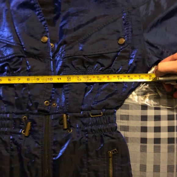 Updated measurements N I L S Skiwear Metallic Cobalt Blue ski suit - Picture 9 of 10